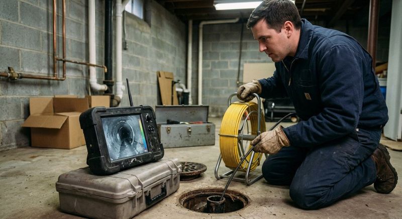 Drain Camera Inspection in Naperville, IL