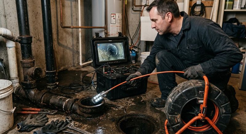 Drain Camera Inspection in Katy, TX