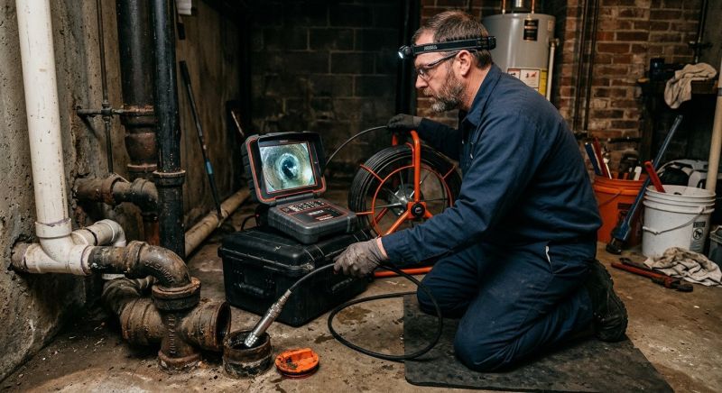 Drain Camera Inspection in Denver County, CO