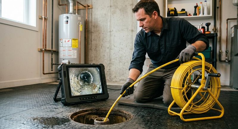 Drain Line Inspection in Austin, TX